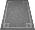Large Cat Litter Mat Trapper 35"×23" Traps Litters from Box and Paws Scatter Control for Folding Trapping Mat Soft for Floor on Sensitive Kitty Paws Easy to Clean