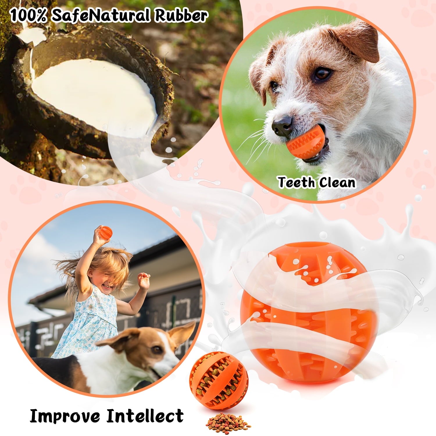MASBRILL Dog Toys for Small Dogs ,10 Pack Puppy Chew Toys for Teething and Training with Plush Squeaky Toys, Treat Ball and Rope Toys to Keep Them Busy，White Dog