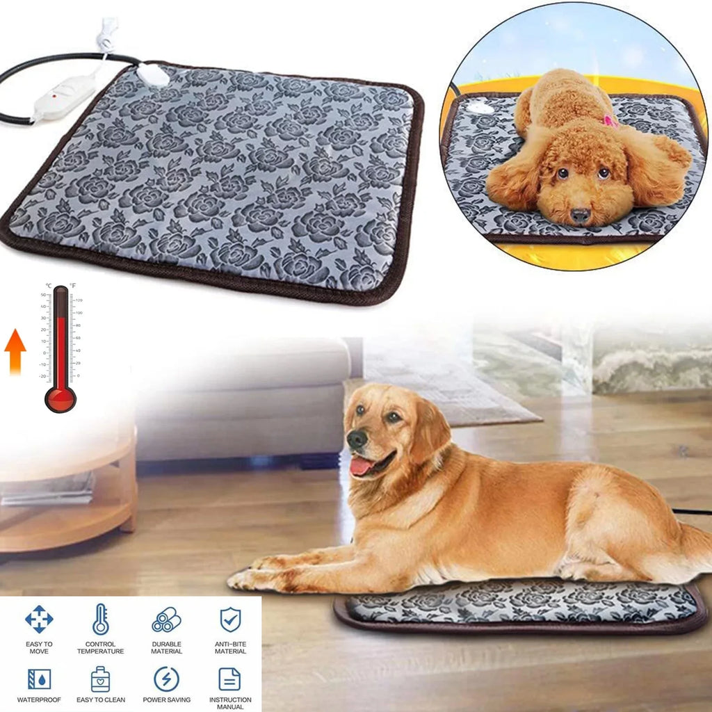 Pet Heating Pad Mat, 17.7"X17.7"