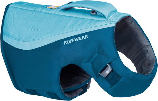 , Float Coat Dog Life Jacket, Premium Buoyancy Swim Vest with Lift Handle, Secure Fit & Reflective Trim, Adjustable Flotation for Swimming, Boating, & Outdoor Adventures, Deep Blue, X-Small