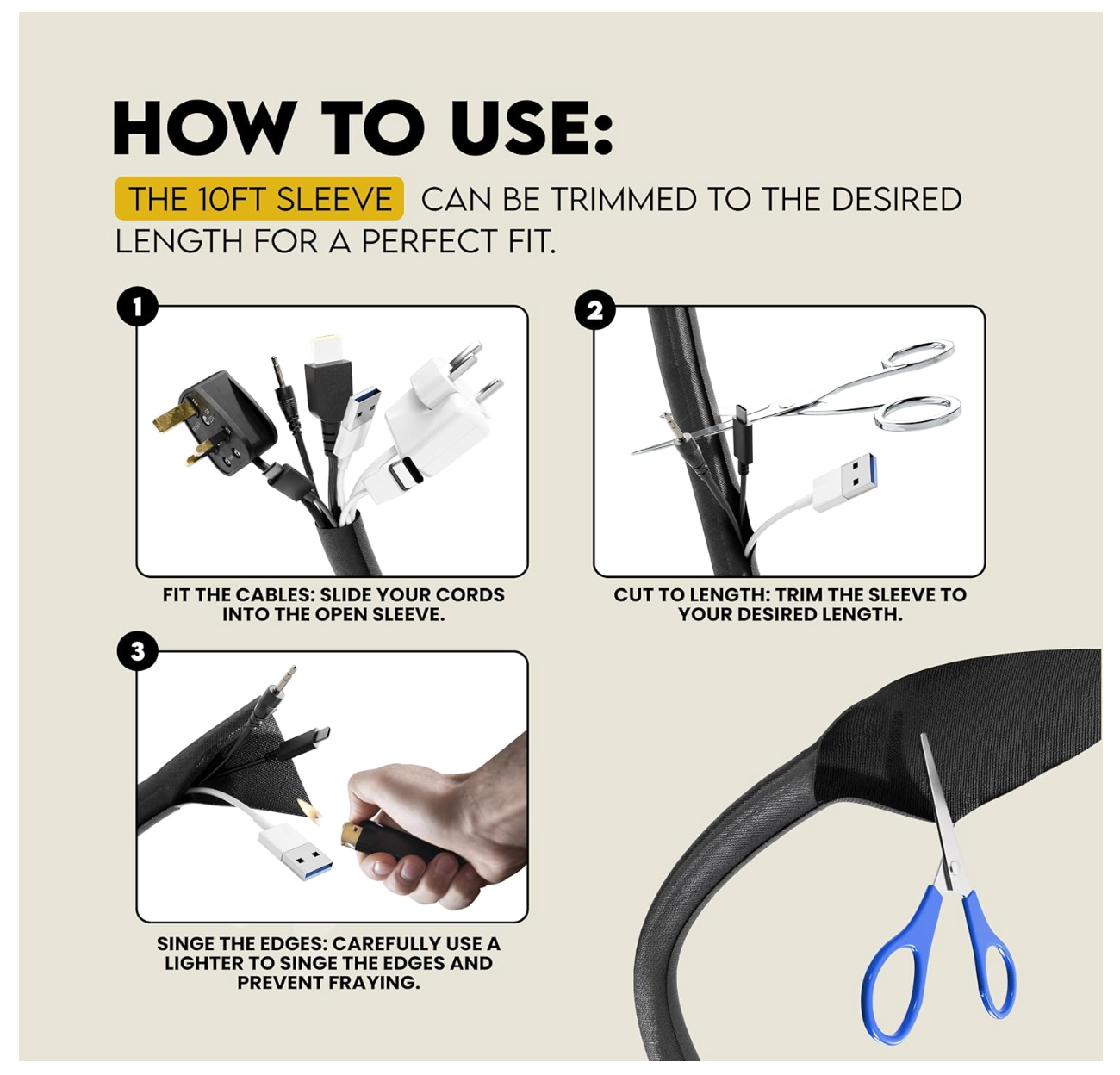 Chew Proof Cord Protector for Pets