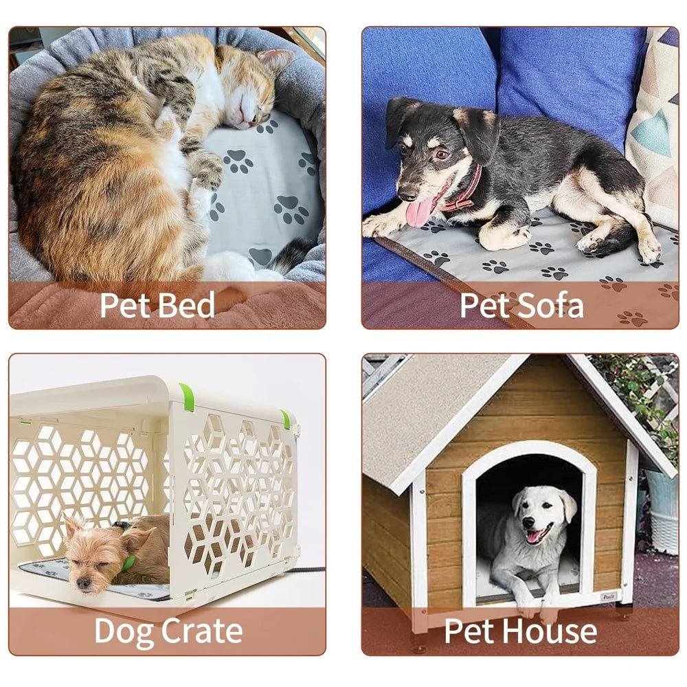 Pet Heating Pad Mat, 17.7"X17.7"